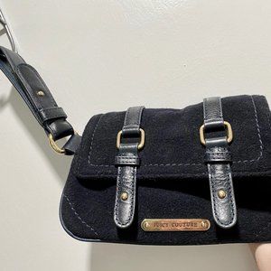 Vint.Juicy Couture Y2K Wool Leather Goth Grunge Dark Academia Wallet  Wristlet …